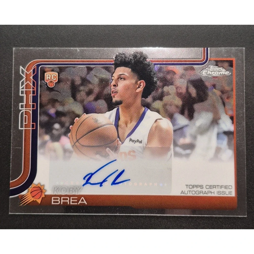 2025-26 Topps Chrome Koby Brea #TCAR-KB Rookie Autograph (RC) (AU) Phoenix‎ Suns